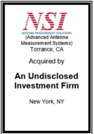 Nearfield Systems Inc – Undisclosed Investment Firm
