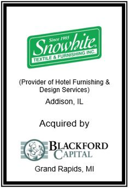 Snowhite Textile & Furnishing, Inc. – Blackford Capital