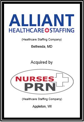 Alliant Staffing. – Nurses PRN.